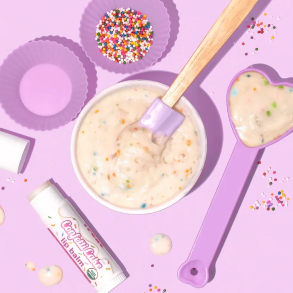 TREAT Confetti Cake Jumbo Organic Lip Balm - BRAND NEW